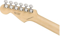 FENDER AM ELITE STRAT HSS MN SATN JPM электрогитара, цвет зеленый металлик, в комплекте кейс - фото 164636