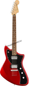 FENDER METEORA HH PF CAR электрогитара, цвет красный, в комплекте чехол - фото 164685