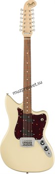 FENDER ELECTRIC XII PF OLW 12-струнная электрогитара, цвет белый, в комплекте чехол - фото 164717