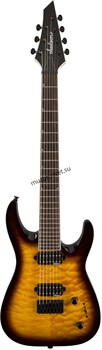 JACKSON JS32-7 DKAQ, AH FB - TB BRST 7-струнная электрогитара, цвет санберст - фото 165193