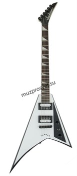 JACKSON JS32T RR, AH FB, S-THRU, W W/BLK BVL электрогитара, цвет белый с черными гранями - фото 165224