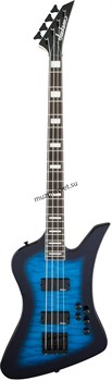 JACKSON JS3 KE BIRD, AH FB - TR BL 4-струнная бас-гитара, цвет Transparent Blue Burst - фото 165263