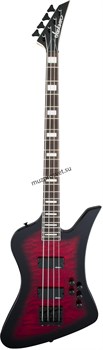 JACKSON JS3 KE BIRD, AH FB - TR RD 4-струнная бас-гитара, цвет Transparent Red Burst - фото 165275