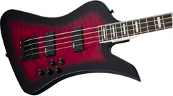 JACKSON JS3 KE BIRD, AH FB - TR RD 4-струнная бас-гитара, цвет Transparent Red Burst - фото 165276