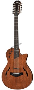 TAYLOR T5Z-12 CLASSIC 12-струнная полуакустическая гитара, цвет натуральный, в комплекте чехол - фото 165439