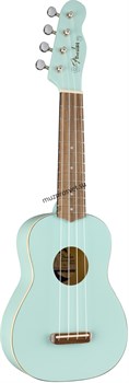 FENDER VENICE SOPRANO UKE DPB WN укулеле сопрано, цвет бирюзовый - фото 165562