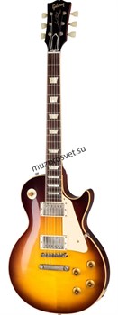 GIBSON CUSTOM SHOP 1958 Les Paul Standard Reissue VOS Bourbon Burst электрогитара, цвет бурбоновый берст, в комплекте кейс - фото 165818
