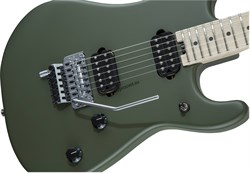 EVH 5150 SERIES, MPL FB, MATTE ARMY DRAB электрогитара, цвет зелёный металлик - фото 166509