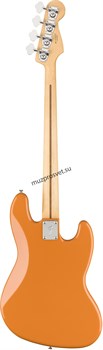 FENDER PLAYER JAZZ BASS® LEFT-HANDED, PAU FERRO FINGERBOARD, CAPRI ORANGE левосторонняя 4-струнная бас-гитара, цвет оранжевый - фото 166982