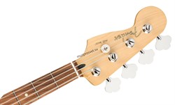 FENDER PLAYER JAZZ BASS® LEFT-HANDED, PAU FERRO FINGERBOARD, CAPRI ORANGE левосторонняя 4-струнная бас-гитара, цвет оранжевый - фото 166985