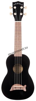 KALA MK-SD/CBK MAKALA SOPRANO DOLPHIN BLACK SPARKLE укулеле сопрано, цвет черный - фото 167019
