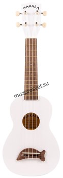 KALA MK-SD/PW MAKALA PEARL WHITE DOLPHIN UKULELE укулеле сопрано, цвет белый - фото 167027