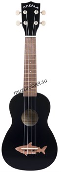 KALA MK-SS/BLK MAKALA SHARK, SOPRANO UKULELE, BLACKTIP, укулеле сопрано, цвет черный - фото 167067