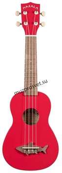 KALA MK-SS/RED MAKALA SHARK, SOPRANO UKULELE, RED SEA, укулеле сопрано, цвет красный - фото 167075