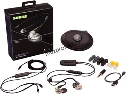 SHURE SE425-V+BT2-EFS беспроводные внутриканальные Bluetooth наушники с двумя арматурными драйверами, цвет серебрянный. - фото 167196