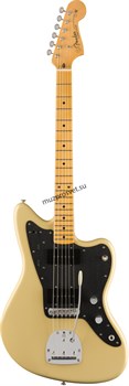 FENDER 2019 VINTAGE CUSTOM 1958 JAZZMASTER®, MAPLE FINGERBOARD, AGED DESERT SAND электрогитара, цвет жёлтый, в комплекте кейс - фото 167230
