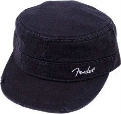 FENDER MILITARY CAP BLACK, L/XL кепка, цвет чёрный - фото 167461