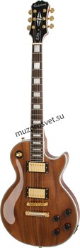 EPIPHONE LES PAUL CUSTOM PRO KOA электрогитара, цвет натуральный - фото 167676