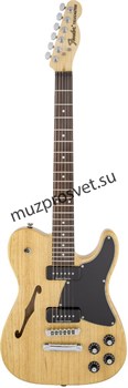 FENDER JA-90 Telecaster NAT полуакустическая электрогитара, цвет натуральный - фото 167689