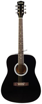 ROCKDALE AURORA 120-BK гитара типа дредноут с анкером, верхняя дека - ель, нижняя дека и обечайки - агатис, гриф - клен, наклад - фото 168363