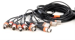 Cordial CYB 8-4 C мультикор (stagebox) 8xinput, 4xoutput, XLR male, 30,0 м, черный - фото 168519