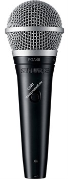 SHURE PGA48-XLR-E кардиоидный вокальный микрофон c выключателем, с кабелем XLR -XLR - фото 17797