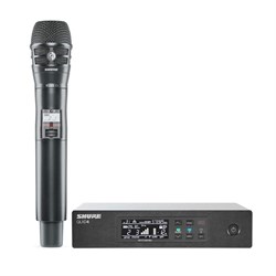 SHURE QLXD24E/K8B P51 710 - 782 MHz вокальная радиосистема с ручным передатчиком KSM8 - фото 18095