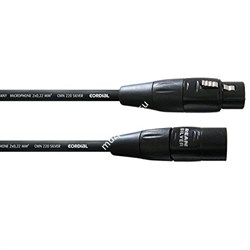 Cordial CIM 2.5 FM микрофонный кабель XLR female—XLR male, 2.5м, черный - фото 18123