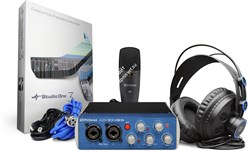PreSonus AudioBox 96 STUDIO комплект для звукозаписи (аудиоинтерфейс AudioBox USB 96, микрофон M7, наушники HD7, ПО Studio OneArtist) - фото 18165