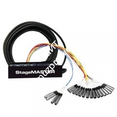 HORIZON SMC1604FBX-100 мультикор, 20 каналов, 16 входов, 4 выхода на разъемах XLR Female, длина 30 метров - фото 18181