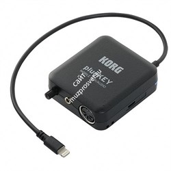 KORG plugKEY-BK портативный аудио/миди интерфейс, цвет черный. - фото 18319