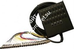 HORIZON SMC2404FBX-150 мультикор, 28 каналов, 24 входа, 4 выхода на разъемах XLR Female, длина 45 метров - фото 18490