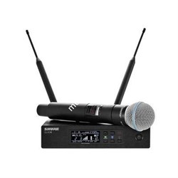 SHURE QLXD24E/B58 K51 606 - 670 MHz вокальная радиосистема с ручным передатчиком BETA58 - фото 18928
