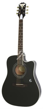 EPIPHONE PRO-1 ULTRA Acoustic/Electric Ebony электроакустическая гитара, цвет черный - фото 18990