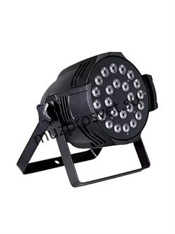 LED PAR 24-18 RGBAW+UV
                Прожектор LED PAR 24-18 RGBAW+UV
Светодиодный прожектор типа PAR. Источник света 24 (6 в 1: RGBAW+UV) светодиода по 18Вт каждый. Угол раскрытия луча 25 градусов. Управление по DMX: 6 и 10 каналов, звуковая активация, - фото 190767