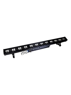 LED Bar 48 RGBW LEDs
                Прожектор LED Bar 48 RGBW LEDs
Прожектор, 48 светодиодов (12R+ 12G + 12B +12W). Электронный диммер 0-100%. Строб. Угол луча 25°. Управление: DMX512, звуковая активация, автоматический режим, master/slave. Питание: AC10 - фото 190899