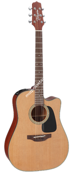 TAKAMINE PRO SERIES 1 P1DC электроакустическая гитара типа DREADNOGHT CUTAWAY с кейсом, цвет натуральный - фото 19146