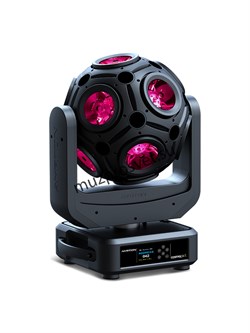 CosmoPix-R
                Прожектор CosmoPix-R
Динамический интеллектуальный прибор с корпусом в виде поворотного шара на лире, источник света - 12 х 60 Вт RGBW светодиодов, 12 х 94 мм PMMA линз типа коллиматор, световой поток до 18000 люмен, угол луча 4 - фото 191508