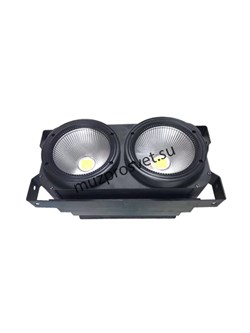 COB Blinder WHITE 2x100W mkII
                Блиндер COB Blinder WHITE 2x100W mkII
Профессиональный блиндер. Два мощных белых светодиода 100 Вт. Управление DMX512: 8/4. Угол раскрытия 60 градусов. Питание 100-240В, 50/60Гц. Потребляемая мощность 200 Вт.  - фото 191543