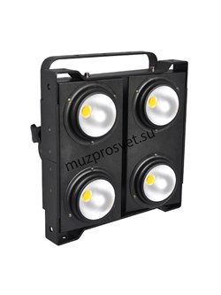 COB Blinder WHITE 4x100W mkII
                Блиндер COB Blinder WHITE 4x100W mkII
Профессиональный блиндер с 4-мя светодиодами, каждый из которых регулируется индивидуально. 4?100 Вт COB WHITE LEDs. Управление DMX512: 5/2/7 , угол раскрытия луча 70°,упр - фото 191546