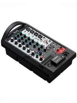STAGEPAS400BT1M
                Портативная система звукоусиления STAGEPAS400BT1M
Портативная система звукоусиления 400 Вт с 8-ми канальным микшерным пультом со встроенным усилителем, двумя 8-ми дюймовыми акустическими системами, USB-разъемом для iPod/iPh - фото 191807