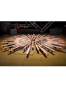 Led sunstrip 5050
                Прожектор Led sunstrip 5050
Светодиодный прожектор. Источник света 14шт по 3В CREE диоды с цветовой температурой 2600К. Угол раскрытия луча 4 градуса. Управление Dmx512: 6/9/51, встроенные программы. Диммер, стробирование - фото 192001