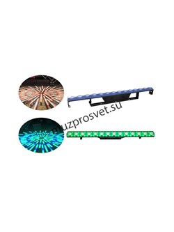 Led sunstrip 5050
                Прожектор Led sunstrip 5050
Светодиодный прожектор. Источник света 14шт по 3В CREE диоды с цветовой температурой 2600К. Угол раскрытия луча 4 градуса. Управление Dmx512: 6/9/51, встроенные программы. Диммер, стробирование - фото 192003