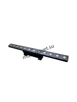 Color Bar
                Светодиодный эффект Color Bar
Светодиодный эффект. Источник света 12 шт диодов Cree WW по 3 Вт каждый, 72 шт SMD(5050) RGB. Управление Dmx512: 6/9/84/89, встроенные программы. Потребление 80Вт. Габариты 940 х 80 х 100 мм. - фото 192027