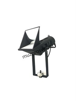 Multiprojector
                Прожектор Multiprojector
Театральный прожектор 3 в 1. Источник свет 200Вт диод RGBAL. В комплекте 3 насадки: линза Френеля (ручной зум 18-60°), профильная (ручной зум 18-28° опционально 26-36°) и с симметричным отражателем ( - фото 192101