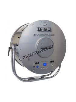 BT-VINTAGE
                Прожектор BT-VINTAGE
Эффектный прожектор в ретро стиле. Источник света лампа HPL 575 и 156  1В светодиодов RGB. Встроенный диммер для управления лампой. Три DMX режима управления (5+6+7ch). Разъемы 3pin + 5pin XLR male / female. - фото 192151