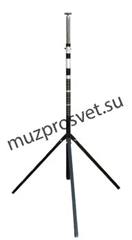 AL 270
                Штатив AL 270
Профессиональный штатив, высота подъема min 1,6 м, max 2,7 м, диаметр установки 1 м, нагрузка 60 кг, вес 11 кг, в комплекте с т-образной перекладиной ВА30. - фото 192266