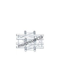ASС 3041
                Стыковочный узел  ASС 3041
Стыковочный узел для фермовых конструкций серии SС300, 4 направления, длина стороны 710х710 мм, угол 90гр, горизонтальный. - фото 192281