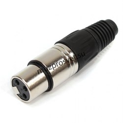 XLR3MXs
            Разъем XLR3MXs
Разъем XLR 3-х пиновый кабельный папа. - фото 192338