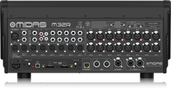 MIDAS M32R LIVE цифровой микшер, 16 микр.вх/8 вых,  32 канала+8 возвратов, 17 фейдеров, 8FX, 16MIX, 6MATRIX, 6MUTE, 2xAES50, USB-audio, предустановленная плата DN32-LIVE, рековое крепление в комплекте - фото 192606